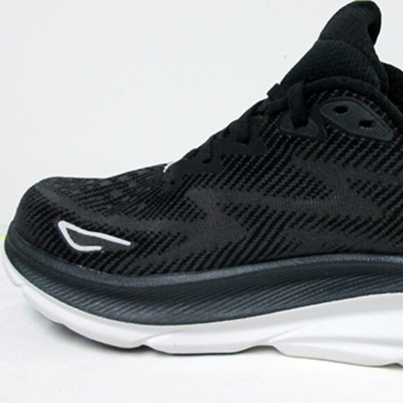 Hoka Women's Clifton 9 Sneaker, Black/White, 7,5 - Picture 8 of 12
